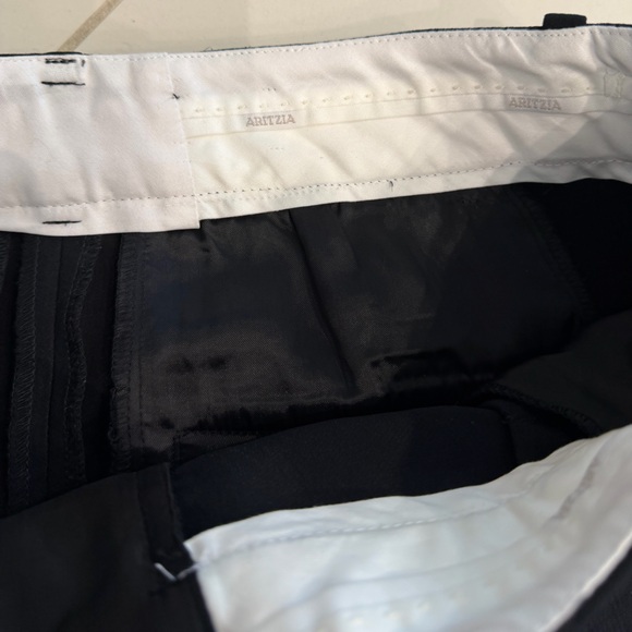 Aritzia Black Trousers the effortless pant high rise wide leg (re)essential - Picture 9 of 9